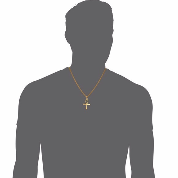 New 18K Gold Ankh necklace - Picture 4 of 4